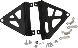 Works Black Aluminum Radiator Brace Guard for Honda CRF450R RX RWE