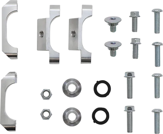 Works Black Aluminum Radiator Brace Guard for Honda CRF450R RX