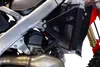 Works Black Aluminum Radiator Brace Guard for Honda CRF450R RX