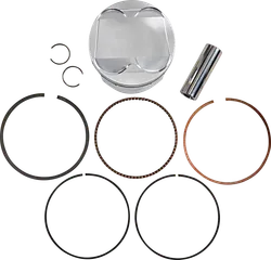 JE Piston Kit Rings Pins Round STD 90mm Bore 12:1