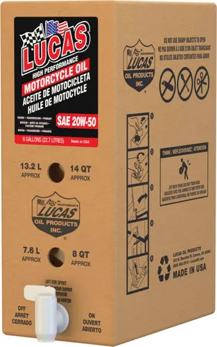 Lucas High Performance Petroleum Base Engine Motor Oil 20W50 6 Gallon