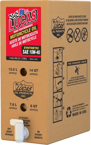 Lucas High Performance Synthetic Motor Engine 10W40 Oil 6 Gallon