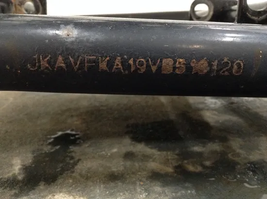 Frame Chassis 1997 Kawasaki Prairie 400 KVF400C 4x4 1992