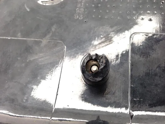 GL1500 Lower Trunk Cover From 1998 Honda Goldwing 1500 x