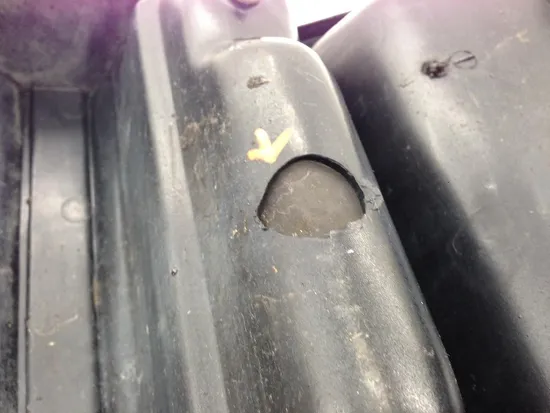 GL1500 Rear Center Tail Fairing From 1998 Honda Goldwing 1500 x