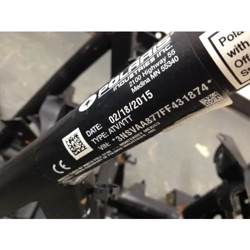 Frame Chassis CLN Ready To Go 2015 Polaris RZR 900 2028 x 7