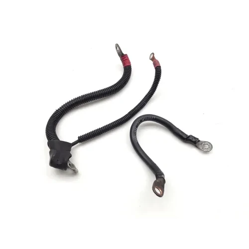 Positive Negative Battery Starter Wires 2000 Harley-Davidson Fatboy FLSTF 2037 3