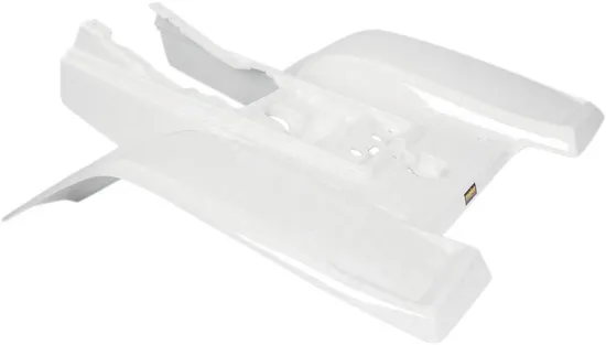 Maier White Polyethylene Rear Fender Fairing Guard
