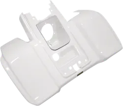 Maier White Polyethylene Rear Fender Fairing Guard