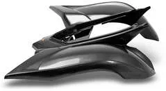 Maier Black Carbon Polyethylene Rear Fender Fairing Guard