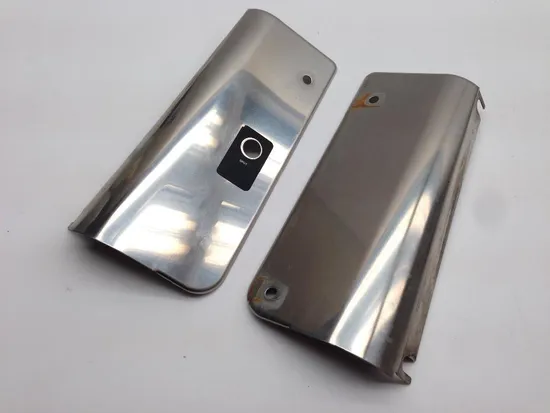 Fork Cover Headlight Tins 07 Harley Heritage Softail Classic FLSTC 2077