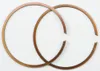 Wiseco 2-Stroke Steel Single Piston Ring Set 48.5mm