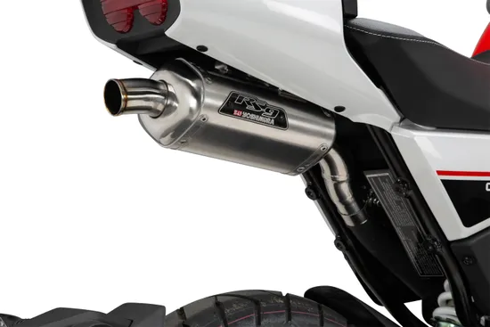 Yosh RS-9T Dual Slip On SS AL Exhaust Pipe Muffler 2