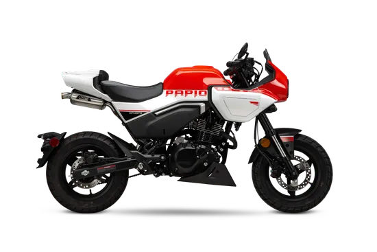 Yosh RS-9T Dual Slip On SS AL Exhaust Pipe Muffler