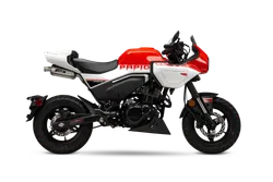 Yosh RS-9T Dual Slip On SS AL Exhaust Pipe Muffler