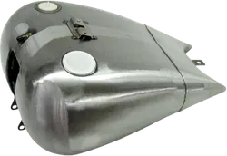 Gas Fuel Tank 2" Extended w/ Petrol Gauge Bung