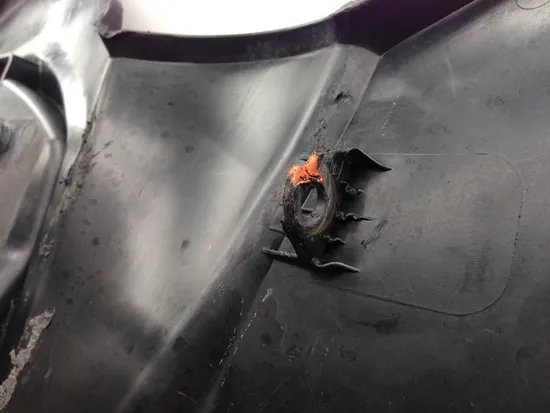 Rear Fender Fenders Plastic 2005 Yamaha YFZ450SE Special Edition 2095A x