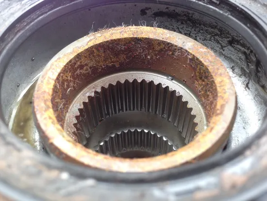 Rear Diff Differential 2002 Yamaha Grizzly 660 YFM660F 4x4 2107A