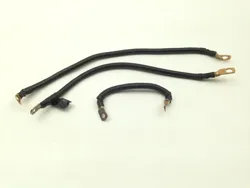 Positive Negative Battery Starter Wires 1986 Harley Wide Glide FXWG 2087