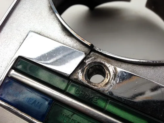 Chrome Gas Tank Cover 1986 Harley-Davidson Wide Glide FXWG 2087 x