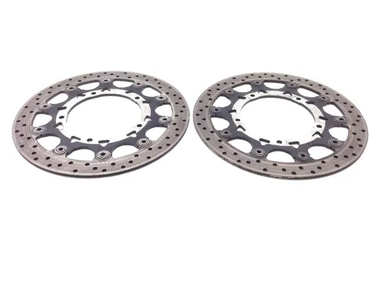 Left Right Front Brake Disc Rotors Set 2007 Yamaha YZF R1 2138A