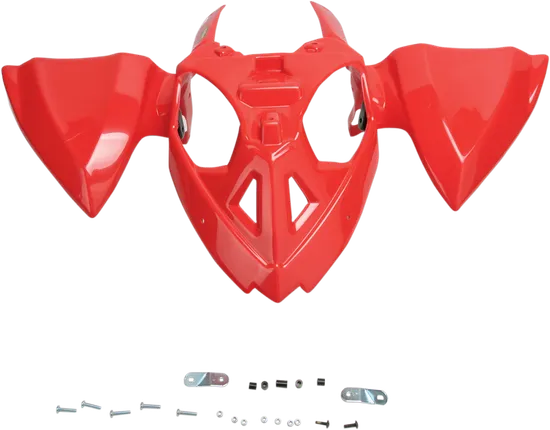 Maier Fighting Red Polyethylene Front Fender Fairing Guard