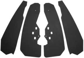 Maier Stealth Black Mud Flaps Splash Guards Set 4pc