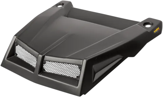 Maier Stealth Black Polyethylene X17 Scooped Vented Hood