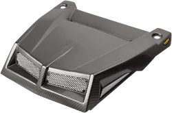 Maier Black Carbon Polyethylene X17 Scooped Vented Hood