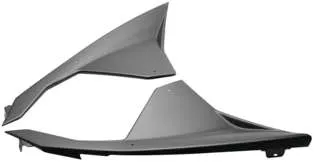 Maier Stealth Black Polypropylene Front Fender Fairing Guard