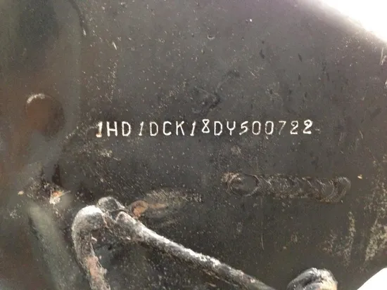 Main Frame Chassis CLN Ready To Go 1983 Harley-Davidson Electra Glide FLHT 2158