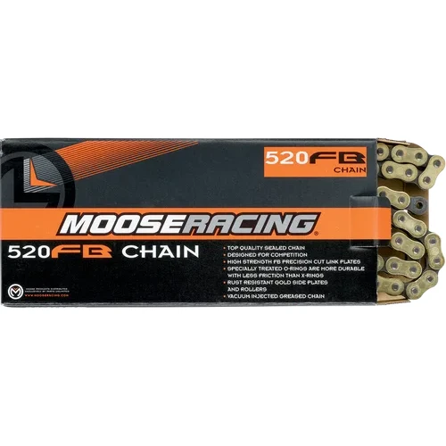 Moose 520 Fine Blanking 100 Link Steel Drive Chain 5