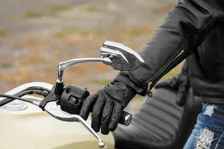 Kuryakyn Phantom Side Mirrors Convex Glass Chrome Pair