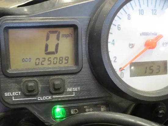 Dash Gauge Tach Speedometer 2008 Kawasaki ZZR600 2116 x