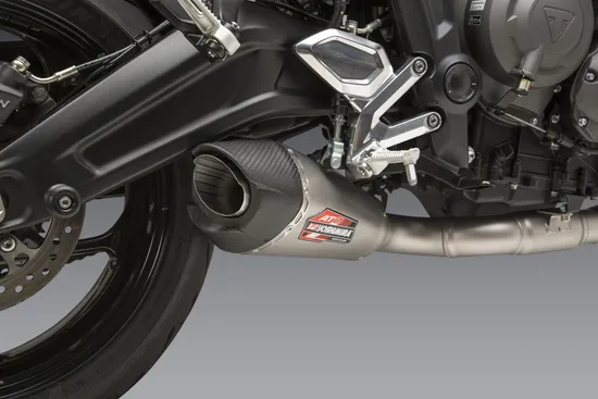 Yoshimura AT2 Race Full System SS Exhaust Pipe Works Triumph Trident 660