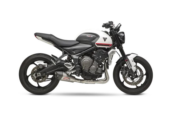 Yoshimura AT2 Race Full System SS Exhaust Pipe Works Triumph Trident 660
