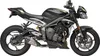 Yosh AT2 Street Slip On SS Exhaust Pipe Works Triumph Street Triple
