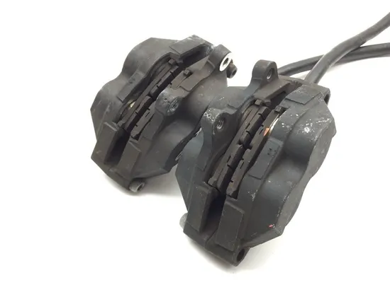 Left Right Front Brake Calipers Pads Set 2004 Kawasaki ZZR1200 2141