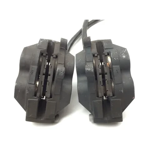 Left Right Front Brake Calipers Pads Set 2004 Kawasaki ZZR1200 2141 12