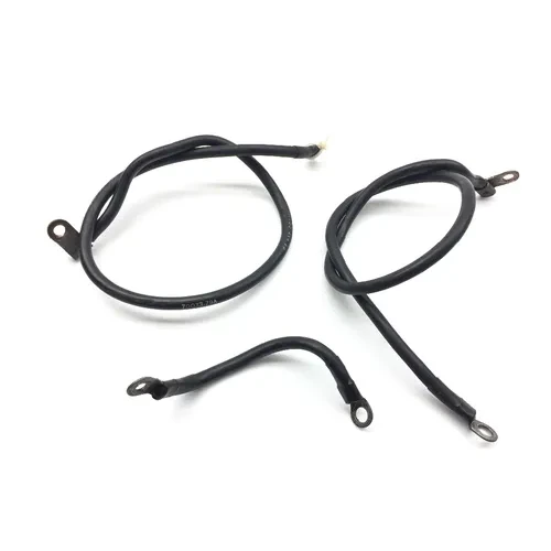 Positive Negative Battery Starter Wires 87 Harley Electra Classic FLHTC 2124A 3