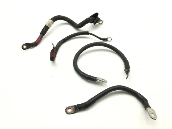 Positive Negative Battery Starter Wires 01 Harley Electra Glide Police 2112