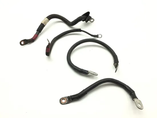 Positive Negative Battery Starter Wires 01 Harley Electra Glide Police 2112