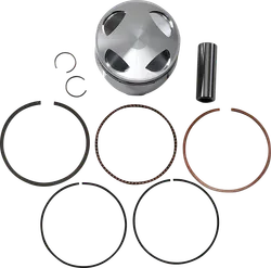 JE Piston Kit Rings Pins Round 2mm OB 87mm Bore 12:1