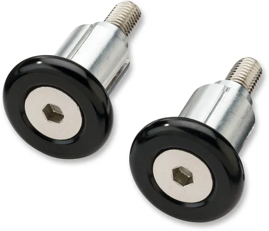 Moose Racing Black Aluminum Handlebar End Cap