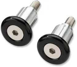 Moose Racing Black Aluminum Handlebar End Cap