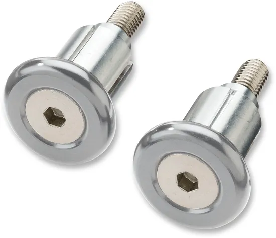 Moose Racing Silver Aluminum Handlebar End Cap