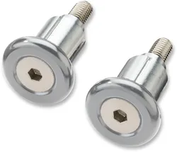 Moose Racing Silver Aluminum Handlebar End Cap