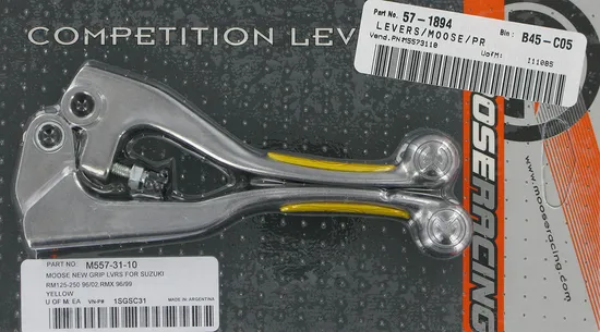Moose Yellow Comp Hydr Clutch Brake Lever Perch Set For RM125 250