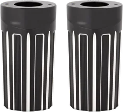 Arlen Ness Aluminum Fork Boot Covers Pair 10 Gauge Machined