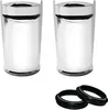 Arlen Ness Fat Tire Fork Boot Covers Pair Chrome